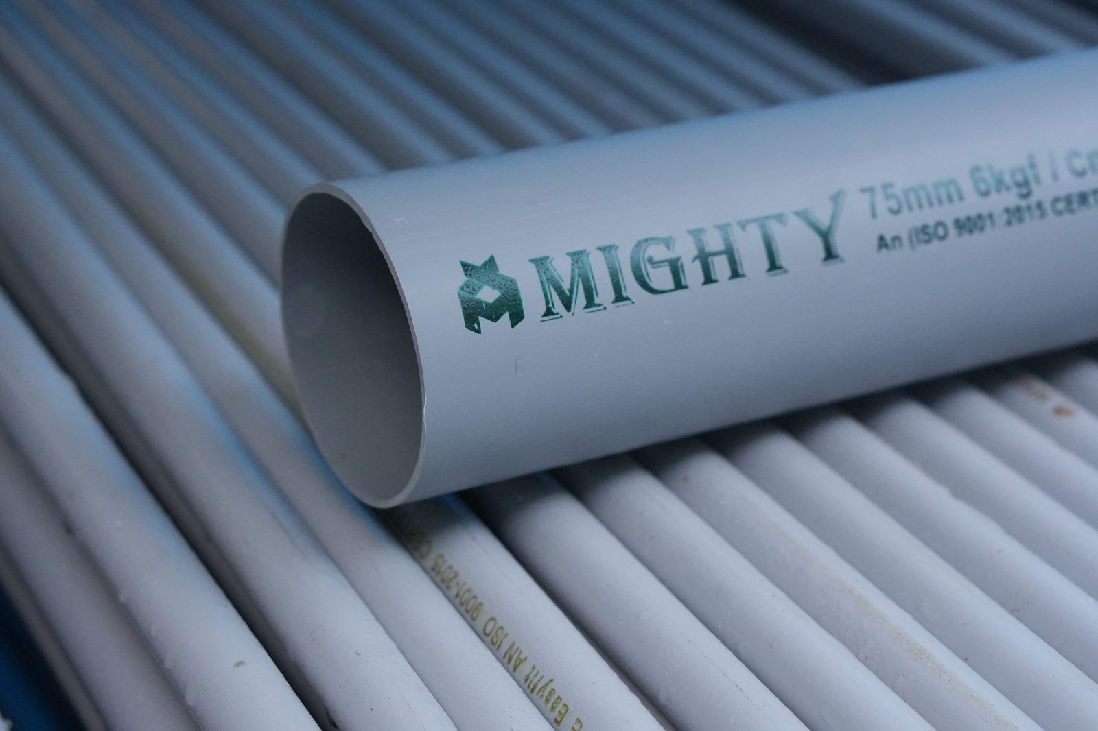 Mighty branded PVC conduit pipe with ISO certification